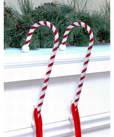 Candy Cane Stocking Holder - Holds Up To 10 lbs 2-PACK - CG11ES8UJOT $6.71 Stockings & Holders