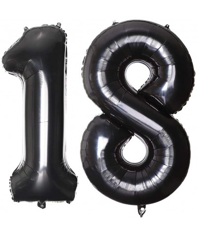 40 Inch Jumbo Number 18 Balloon Birthday Party Celebration Decoration Foil Helium Balloons-Black - 18 Black - C018S52RR58 $7....