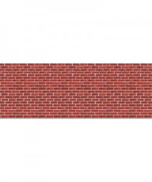 Brick Wall Backdrop Party Accessory (1 count) (1/Pkg) - C7111S5PIKP $13.92 Banners & Garlands
