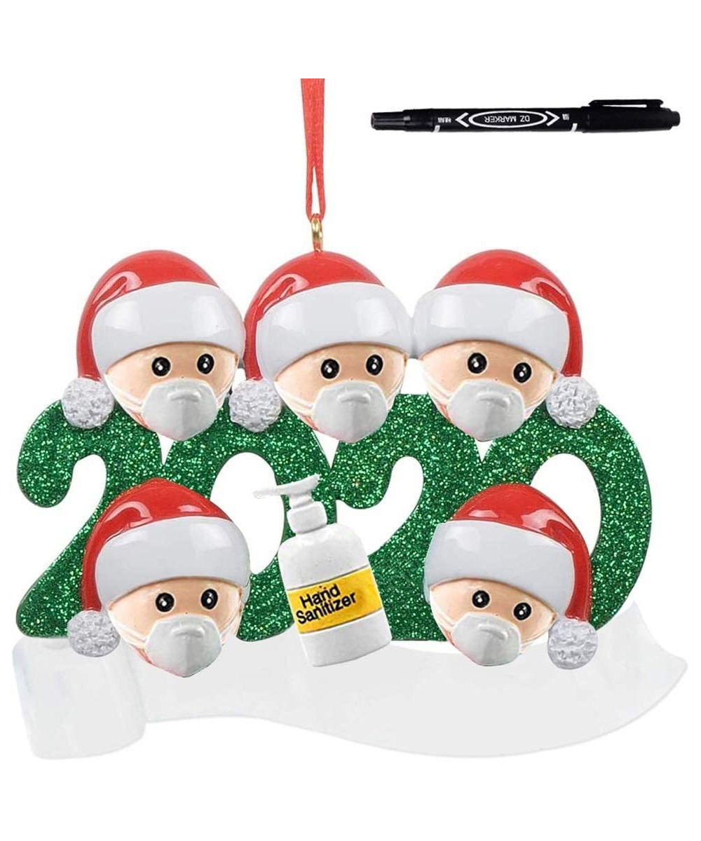 Christmas Ornaments Quarantine Christmas Party Decoration Gift Product Personalized 2-6 Family Members- 2020 Quarantine Survi...