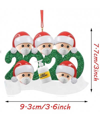 Christmas Ornaments Quarantine Christmas Party Decoration Gift Product Personalized 2-6 Family Members- 2020 Quarantine Survi...