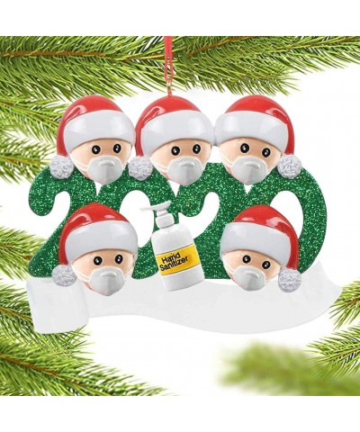 Christmas Ornaments Quarantine Christmas Party Decoration Gift Product Personalized 2-6 Family Members- 2020 Quarantine Survi...