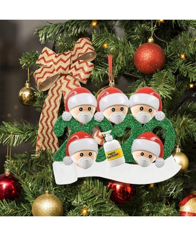 Christmas Ornaments Quarantine Christmas Party Decoration Gift Product Personalized 2-6 Family Members- 2020 Quarantine Survi...