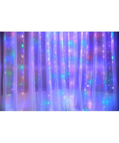 Led Curtain String Lights USB with Remote for Bedroom Wedding (Multi Color) - Multicolor - CV193HCNKRA $7.76 Indoor String Li...