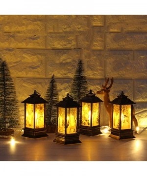 1 pcs Christmas Candle with LED Tea Light Candles for Christmas Decoration Part Outdoor Lanterns Solar Hanging Lights Patio L...