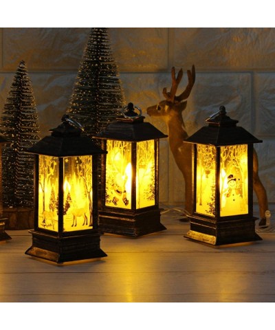 1 pcs Christmas Candle with LED Tea Light Candles for Christmas Decoration Part Outdoor Lanterns Solar Hanging Lights Patio L...