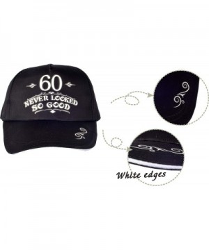 60th Birthday Gifts for Men- 60th Birthday Hat and Sash Men- 60 Never Looked So Good Baseball Cap and Sash- 60th Birthday Par...