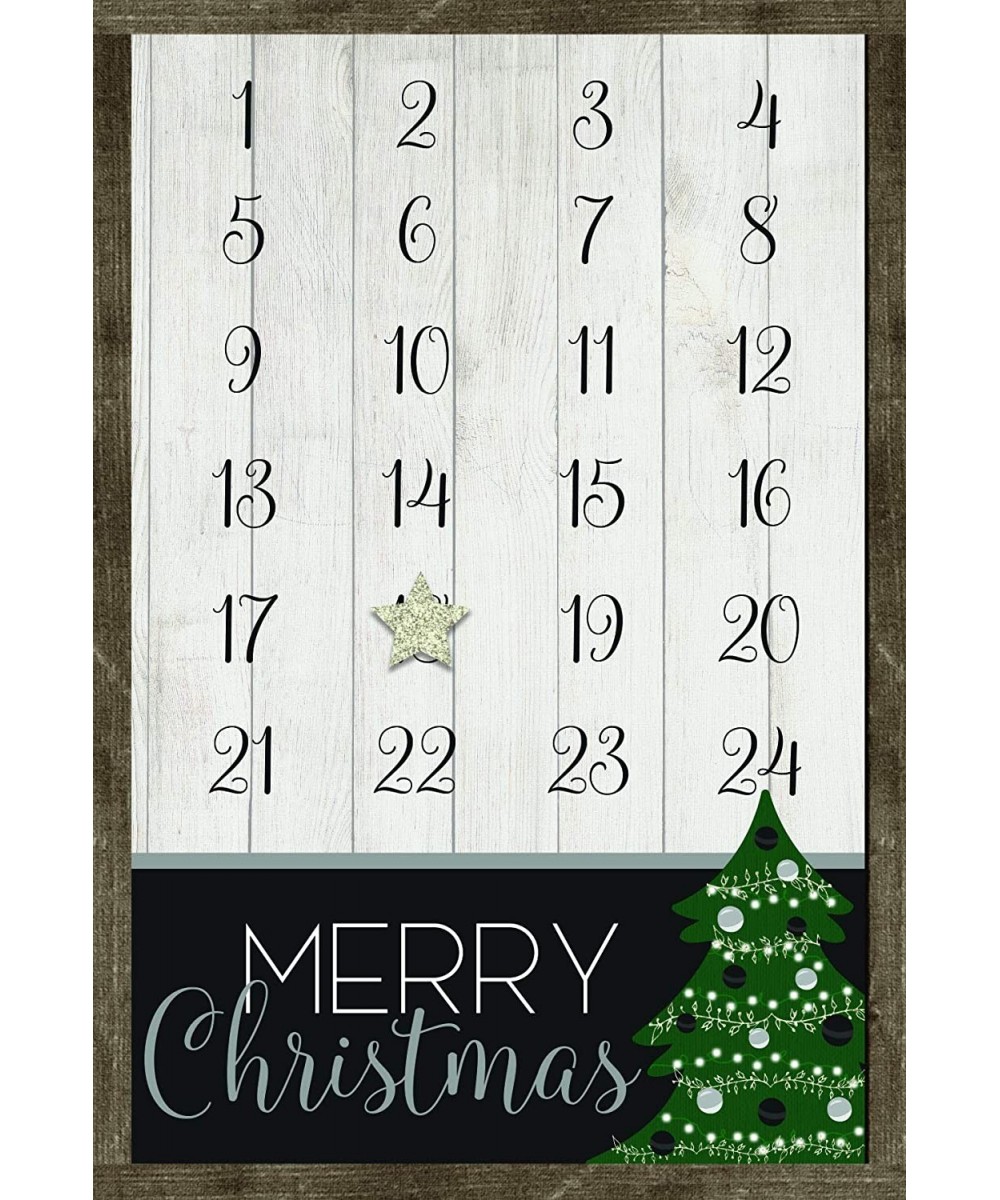 Christmas Tree Christmas Countdown Calendar Framed 16x24 - CM18T0635IA $30.63 Advent Calendars