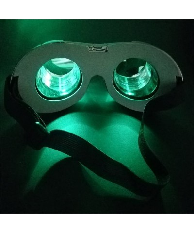 LED Flashing Glasses Vintage Goggles - Colorful Light Up Party Favors for Halloween Christmas Birthday Rave (bronze) - Bronze...