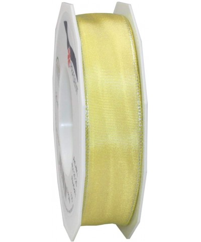 LYON Wired Taffeta Ribbon- Light Yellow- 25 mm-25 m - Light Yellow - CF18S7YS30A $7.35 Bows & Ribbons