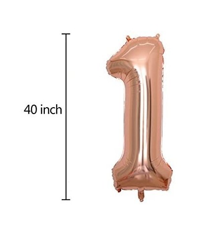 40 inch Jumbo 16th Rose Gold Foil Balloons for Birthday Party Supplies-Anniversary Events Decorations and Graduation Decorati...