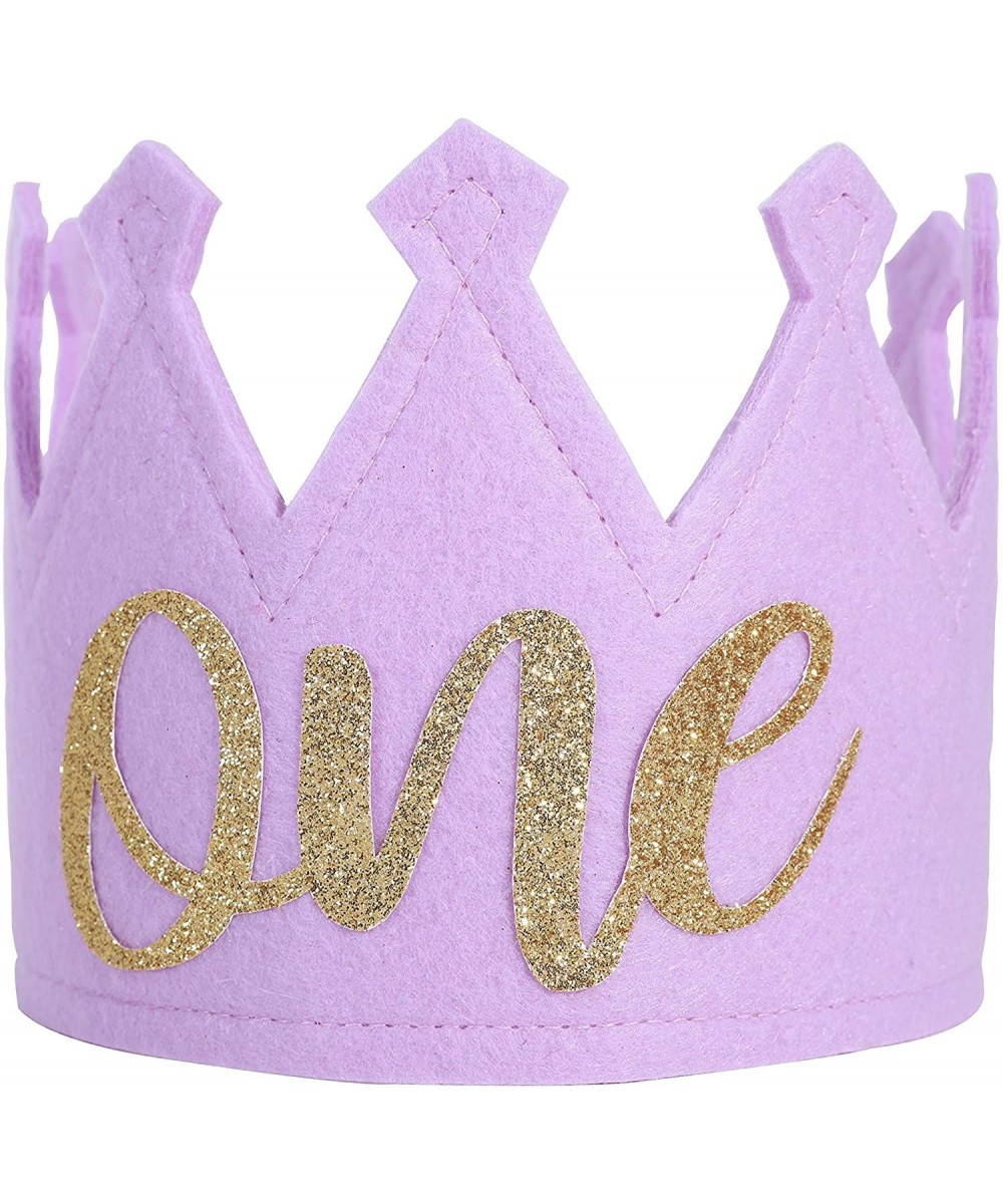 Gray Crown For 1st Birthday Party - 1st Birthday Crown-1st Birthday Decorations - Purple 1st Birthday Crown - CU19ISA0NI4 $11...