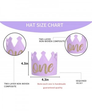 Gray Crown For 1st Birthday Party - 1st Birthday Crown-1st Birthday Decorations - Purple 1st Birthday Crown - CU19ISA0NI4 $11...