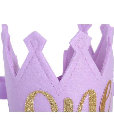 Gray Crown For 1st Birthday Party - 1st Birthday Crown-1st Birthday Decorations - Purple 1st Birthday Crown - CU19ISA0NI4 $11...