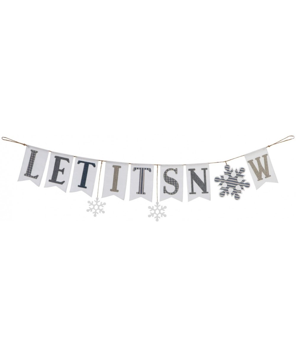 Let It Snow Seasonal Décor Banner - Let It Snow Seasonal - CS18DUUEXXR $22.02 Garlands