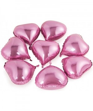 Heart-Shaped Mylar Balloon 10 inches Mini Party Balloon 50 pcs Red Foil Balloons - Pink - CM18UXX02TU $7.83 Balloons