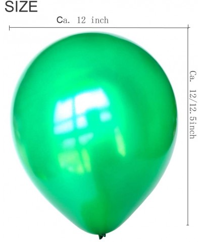 Balloon 12 inch Green Color Pearlized/Metallic Balloon for Party Decoration- 100 Pieces Packing (Gree) - Green - C4196Z0KHHK ...
