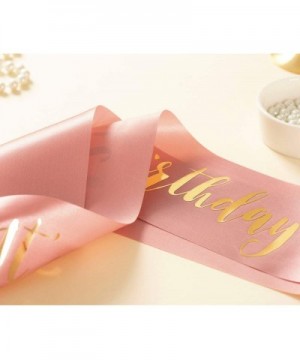 It's My 12th Birthday sash- Rose Gold Girl 12 Years Birthday Gifts Party Supplies- Pink Party Decorations - CQ18I364WYY $7.82...