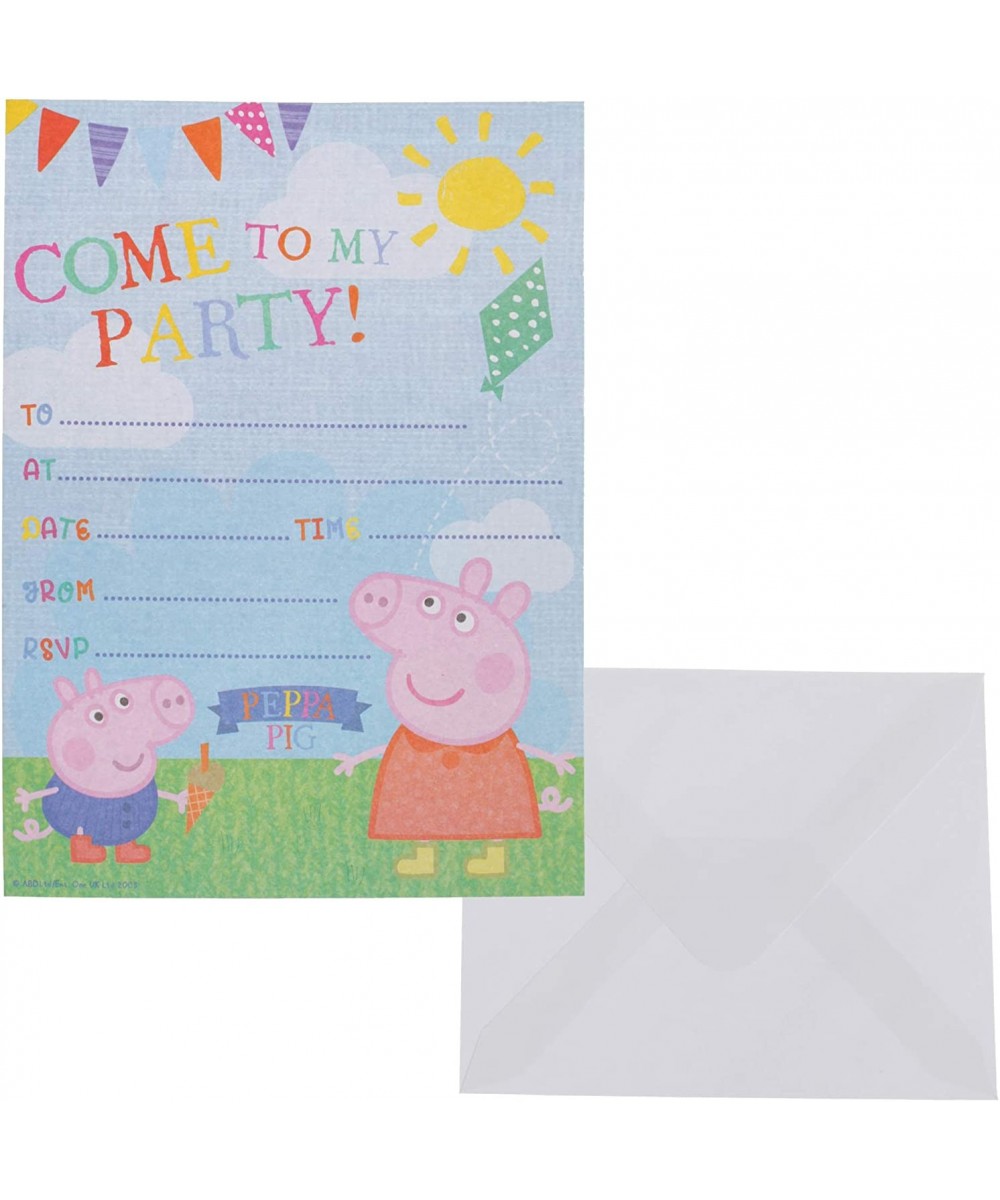 Peppa Pig Pack Of 20 Party Invitations With Envelopes - CP12EB7UNBF $8.76 Invitations