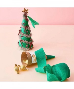 8 Rolls Green Crepe Paper Streamers- Wedding Birthday Baby Shower Party Decoration- Rainbow DIY Supplies- Living Room Bedroom...