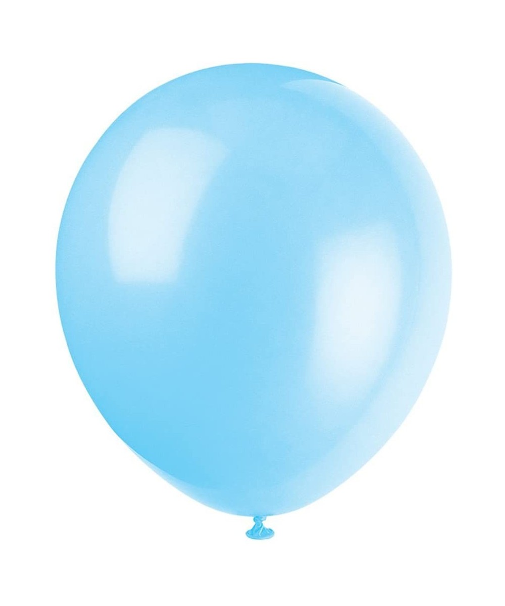 100 Pack Pearl Baby Blue Balloons 12 Inch(Thicken 3.2g/pcs) Round Helium Pearlized Balloons for Wedding Birthday Christmas Pa...