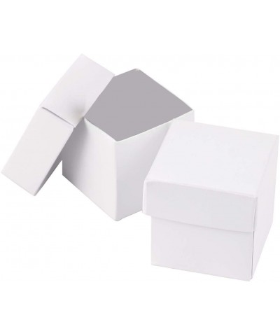 Two-Piece Favor Boxes- 2-Inch- White Shimmer- 25 Count - White Shimmer - C71123TJU27 $13.76 Favors