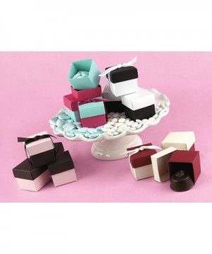 Two-Piece Favor Boxes- 2-Inch- White Shimmer- 25 Count - White Shimmer - C71123TJU27 $13.76 Favors