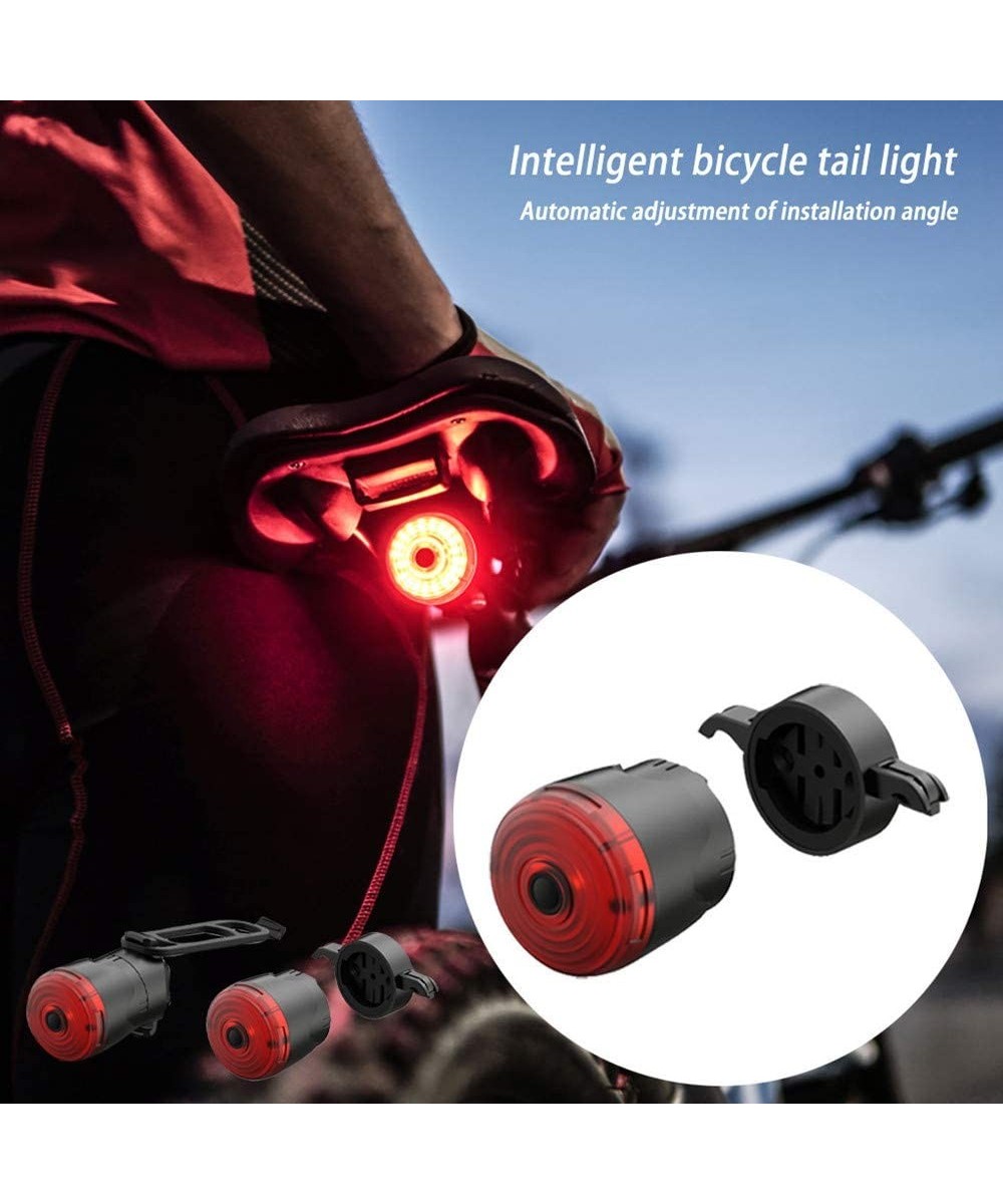 Smart Bike Tail Light- USB Rechargeable Auto On/Off Super Bright LED Bicycle Taillight for Road Mountain Bike- IPX6 Waterproo...