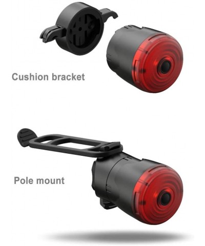 Smart Bike Tail Light- USB Rechargeable Auto On/Off Super Bright LED Bicycle Taillight for Road Mountain Bike- IPX6 Waterproo...