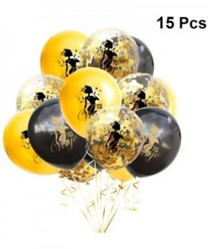 15pcs 12 Constellation Balloons Virgo Balloons Gold Confetti Balloons for Constellation Zodiac Themed Party Birthday Party De...