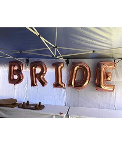 34 Inch Rose Gold Balloons Foil Letters A to Z Numbers 0 to 9 Helium Balloons Bridal Baby Shower Wedding Birthday Party Prom ...