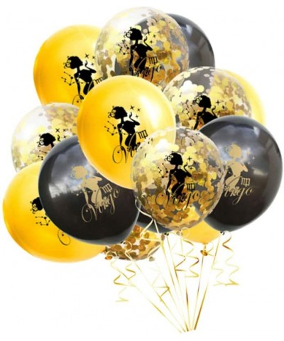 15pcs 12 Constellation Balloons Virgo Balloons Gold Confetti Balloons for Constellation Zodiac Themed Party Birthday Party De...