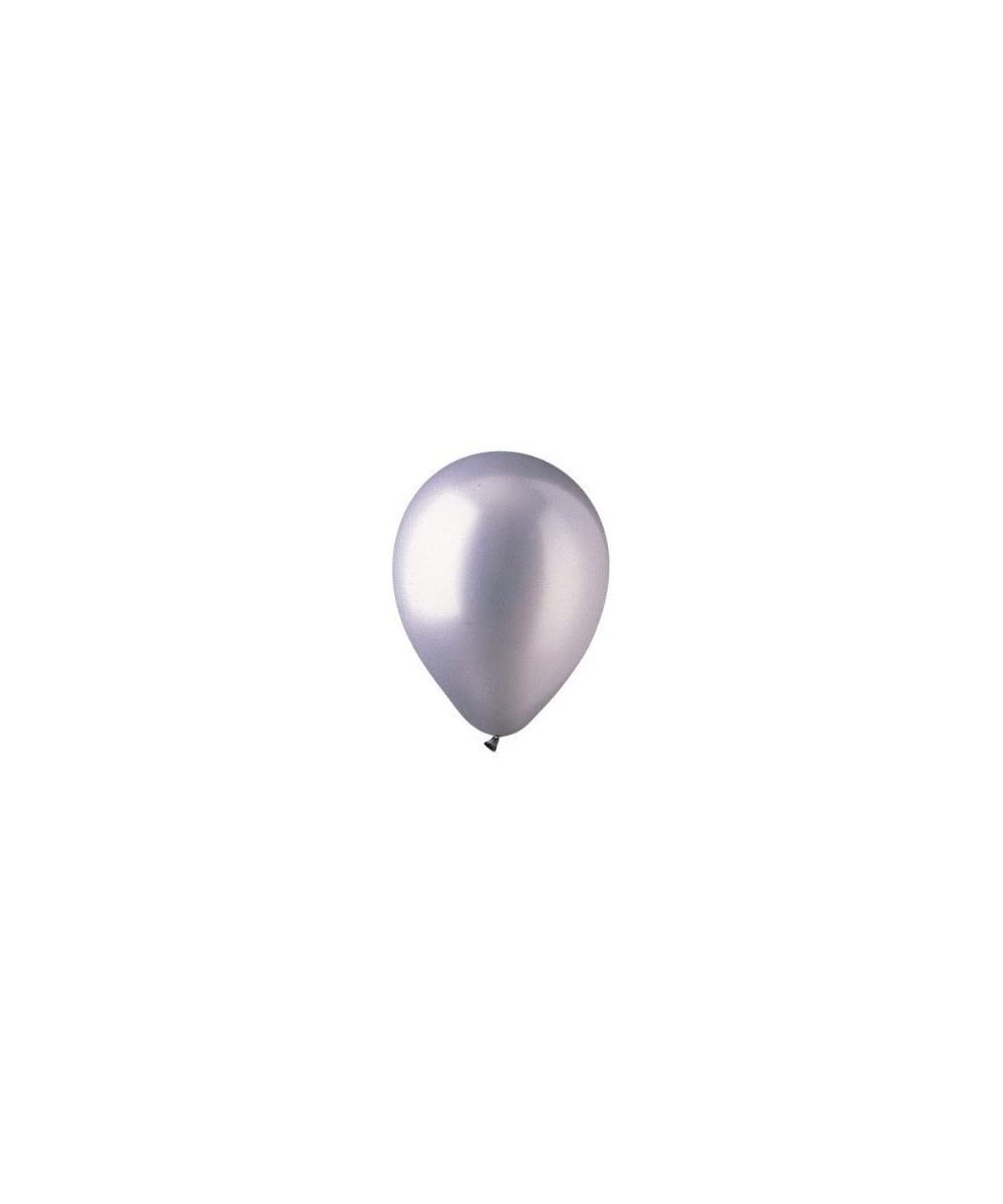 Peace&Joy 12" Latex Balloons 100 Pack (Metallic Silver) - Metallic Silver - CC12B7FCYLV $6.29 Balloons