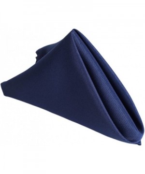 50 pcs 17-Inch Navy Blue Polyester Luncheon Napkins - for Wedding Party Reception Events Restaurant Kitchen Home - Navy Blue ...