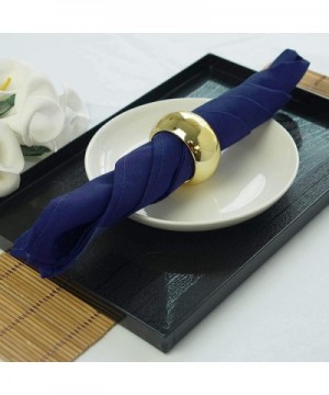 50 pcs 17-Inch Navy Blue Polyester Luncheon Napkins - for Wedding Party Reception Events Restaurant Kitchen Home - Navy Blue ...