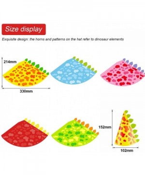 20 Pieces Dinosaur Party Hats Cone Dinosaur Birthday Party Hats for Kids Birthday Party Supplies- 5 Styles - C41947D4HMH $7.3...