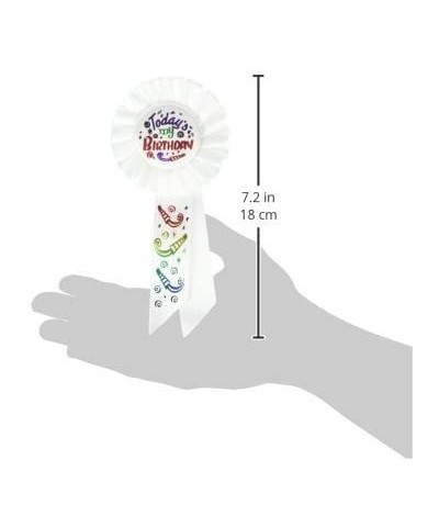 Today's My Birthday Rosette- (1 Count)- 3.25 Inches by 6.5 Inches - C511BSMP7AD $5.50 Streamers