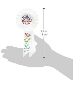 Today's My Birthday Rosette- (1 Count)- 3.25 Inches by 6.5 Inches - C511BSMP7AD $5.50 Streamers