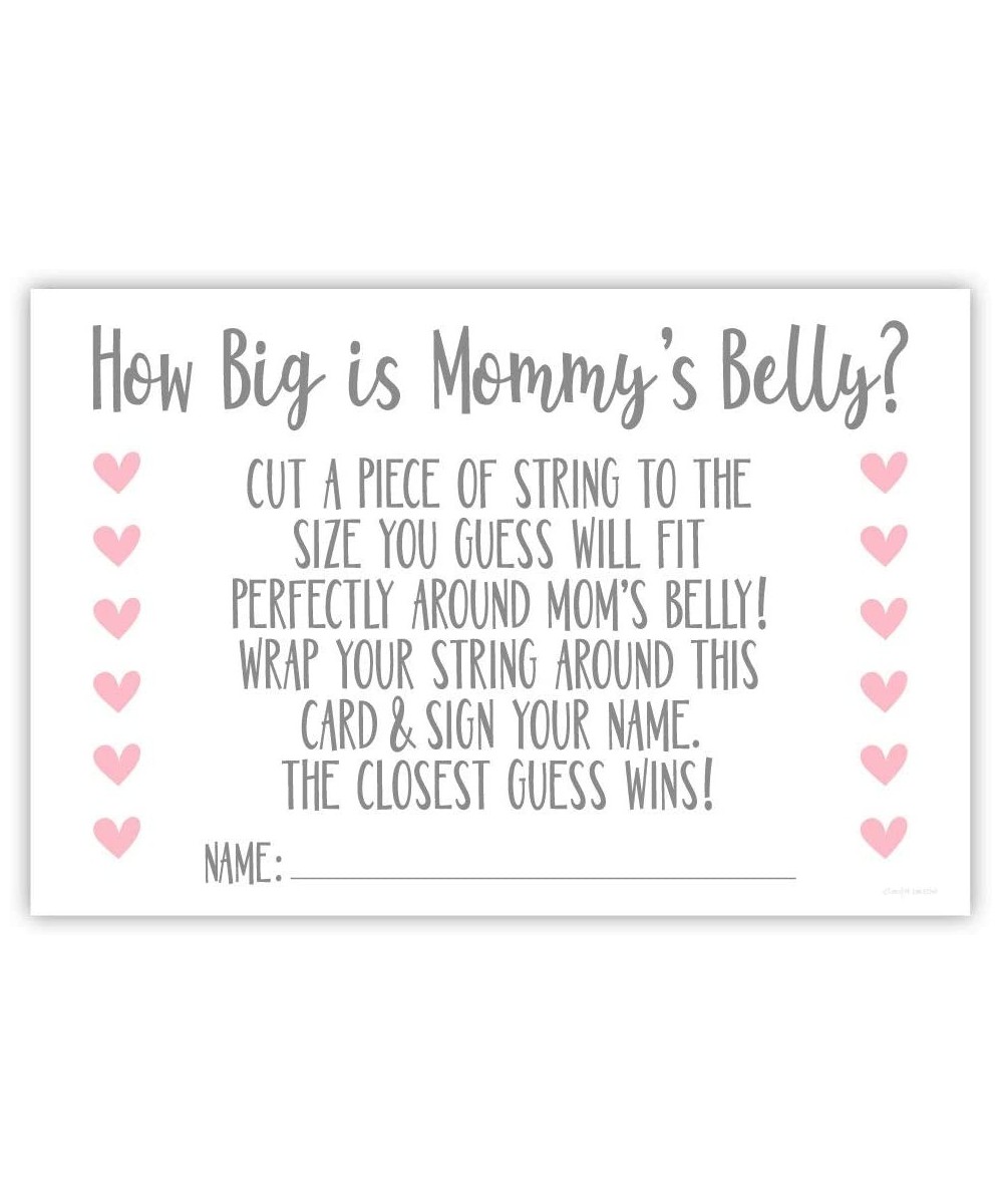 How Big Is Mommy's Belly (50 Count) - Measure Mom's Belly Baby Shower Game - CA1966AQNDR $9.45 Party Games & Activities