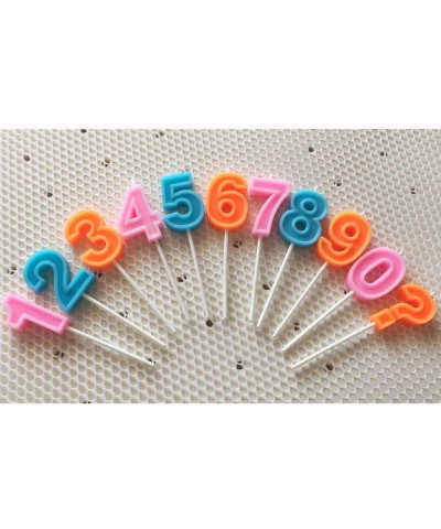 2.76" Large Extended XXL Multi-Color Happy Birthday Long Numbers Candles Cake Topper Decoration for Adults/Kids Party Wedding...