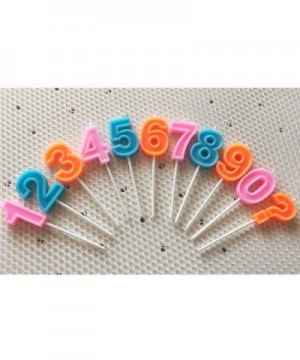 2.76" Large Extended XXL Multi-Color Happy Birthday Long Numbers Candles Cake Topper Decoration for Adults/Kids Party Wedding...