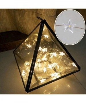 30LED Battery Powered Fairy String Light-Five-Pointed Twinkle Star String Lights for Indoor- Bedroom- Curtain- Patio- Lawn- W...