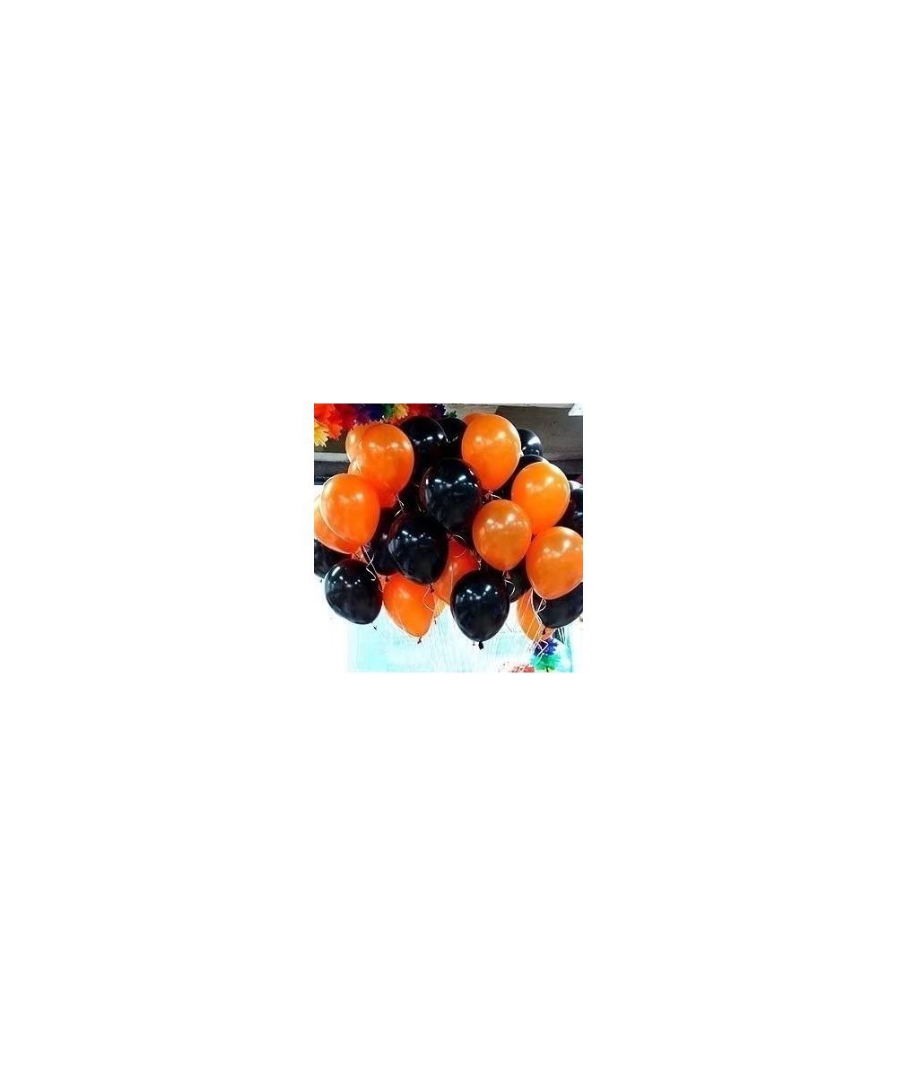 Neo 10" Halloween (50) Black and (50) Orange Helium Balloons for Party Decoration Pkg/100 - CO1101XM8VH $9.83 Favors