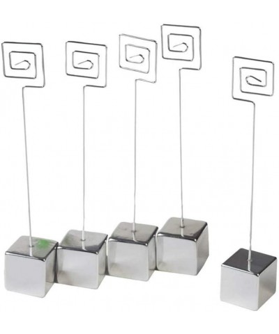 VL41230 Wire Square Base Place Card Holder- 5-Pack - CM1104KPWPV $9.76 Place Cards & Place Card Holders