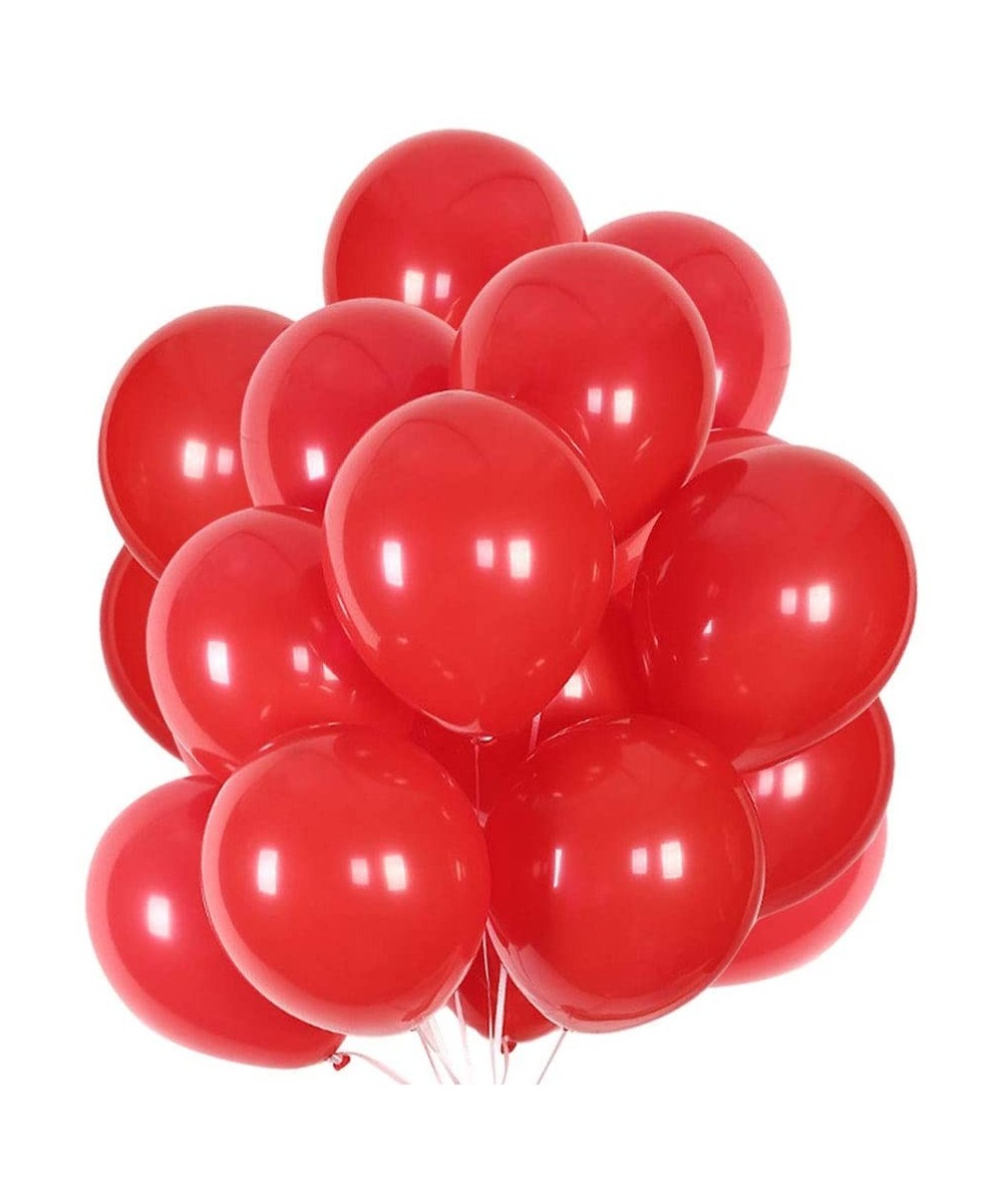 12 Inch Red Latex Party Balloons-Pack of 50 - 12-red - CZ19E0SR8OM $5.25 Balloons