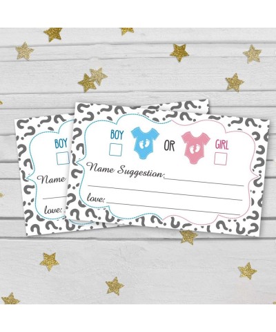 50 Gender Reveal Party Voting Cards - Boy or Girl- Gender Reveal Vote Cards- Baby Shower Game Card- Gender Reveal Party Suppl...