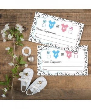 50 Gender Reveal Party Voting Cards - Boy or Girl- Gender Reveal Vote Cards- Baby Shower Game Card- Gender Reveal Party Suppl...