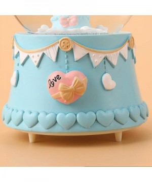 Hot Air Balloons Snow Globe Musical Box with Colorful Changing LED Lights Home Decorations for Girls Babies Friends Birthday ...