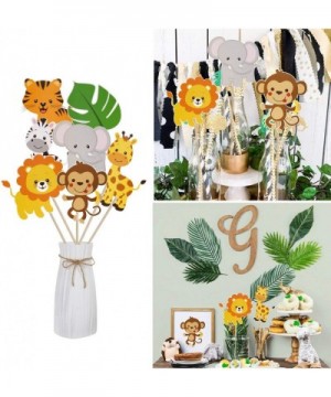 Jungle Safari Party Decorations Supplies - Jungle Animal Birthday Party Centerpiece Sticks- DIY Safari Animals Table Decorati...