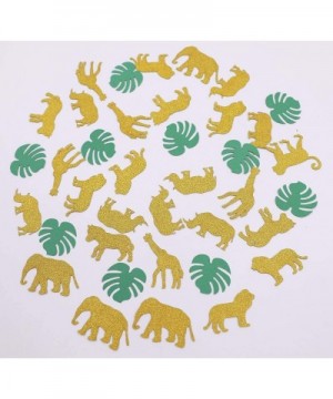 Jungle Animal Confetti Safari Themed Confetti Gold Glitter Zoom Shaped Confetti for Baby Shower Kids Birthday Party Favors - ...